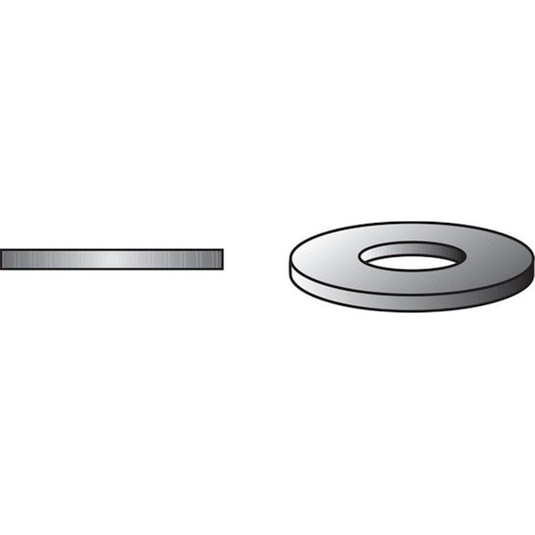 Hillman Flat Washer, For Screw Size 1/2 inch , Steel Yellow Dichromate Finish, 50 PK 54815 - main